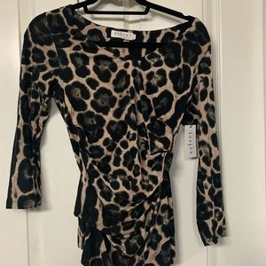 Velvet by Graham & Spencer Animal Print Shirt